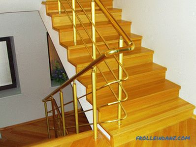 Concrete staircase lining with wood: choose the right material