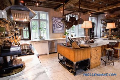 Loft-style kitchen - 100 interior ideas with photos