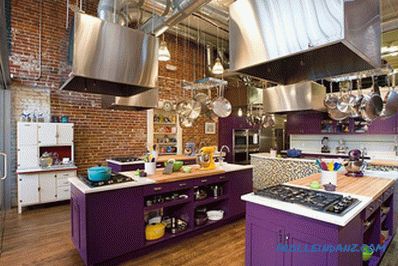 Loft-style kitchen - 100 interior ideas with photos