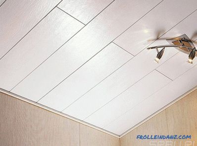 How to sheathe the ceiling in a wooden house - the best solutions