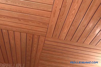 How to sheathe the ceiling in a wooden house - the best solutions