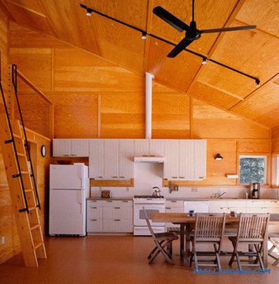 How to sheathe the ceiling in a wooden house - the best solutions