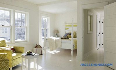 White color in the interior - the rules of application and photo ideas