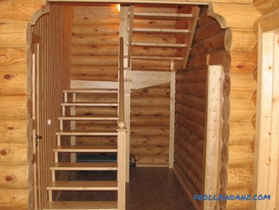 How to make the stairs themselves from wood of different breeds?