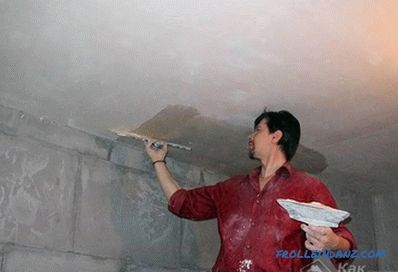 How to paint the ceiling with water-based paint