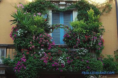 How to make a balcony of the apartment with your own hands (inside and outside) + photo