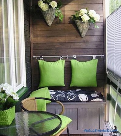 How to make a balcony of the apartment with your own hands (inside and outside) + photo