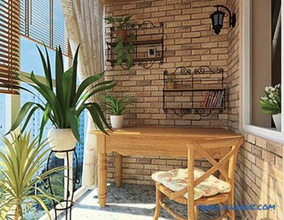 How to make a balcony of the apartment with your own hands (inside and outside) + photo