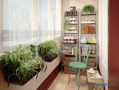 How to make a balcony of the apartment with your own hands (inside and outside) + photo