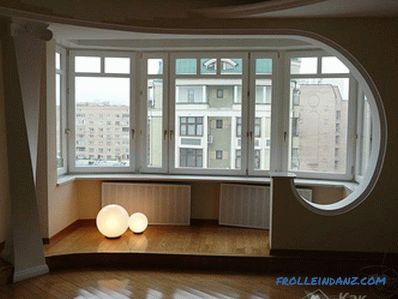 How to make a balcony of the apartment with your own hands (inside and outside) + photo