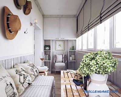 How to make a balcony of the apartment with your own hands (inside and outside) + photo