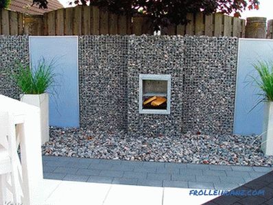 Gabions in landscape design - types and differences of gabions (+ photos)