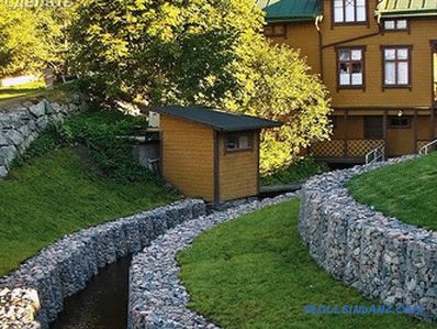 Gabions in landscape design - types and differences of gabions (+ photos)