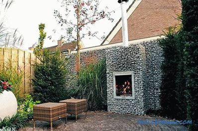 Gabions in landscape design - types and differences of gabions (+ photos)