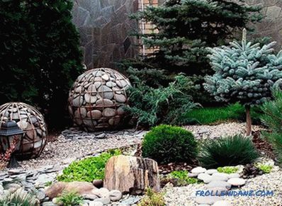 Gabions in landscape design - types and differences of gabions (+ photos)