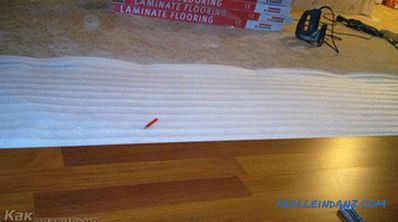 How to level the floor under the laminate with their own hands