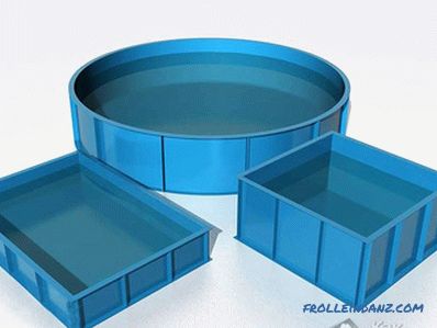 Small pool do it yourself - building technology