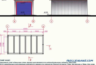 How to build a frame garage: the construction of buildings