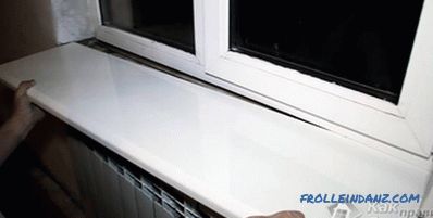 How to replace a window sill - dismantling and installing a window sill