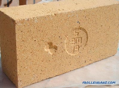 Kiln brick - characteristics and properties of products