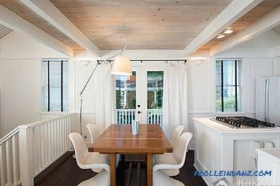 Decorative beams in the interior - the use of decorative beams
