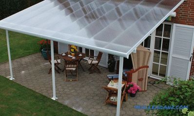 What polycarbonate is best for a canopy and how to choose it