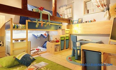 Children's room in the Scandinavian style