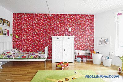 Children's room in the Scandinavian style