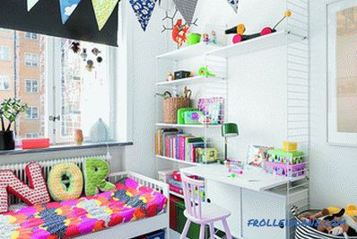 Children's room in the Scandinavian style