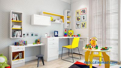 Children's room in the Scandinavian style