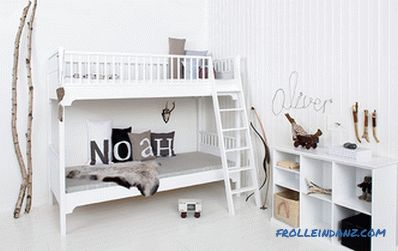 Children's room in the Scandinavian style