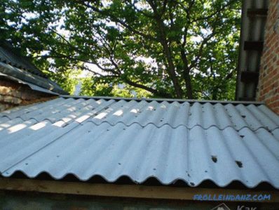 How to repair the roof of the garage - repair the roof of the garage