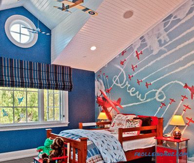 Children's room design for a boy