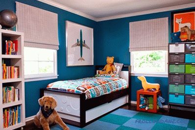 Children's room design for a boy