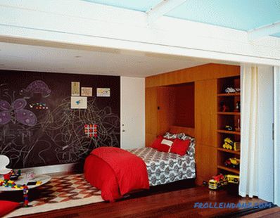 Children's room design for a boy