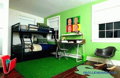 Children's room design for a boy