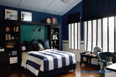 Children's room design for a boy