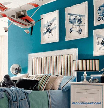 Children's room design for a boy