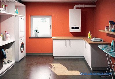 Installing a gas boiler with your own hands