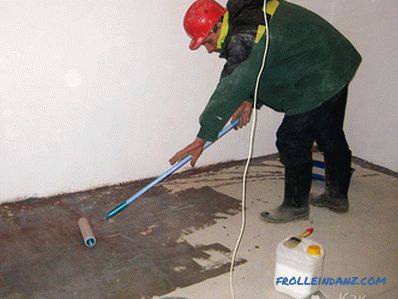 Dry do it yourself floor screed method