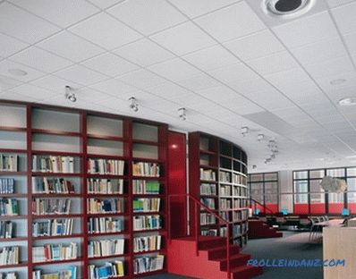 Armstrong ceiling - technical characteristics, types, pros and cons + Photos