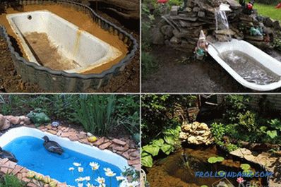 Artificial pond do it yourself - how to make a pond