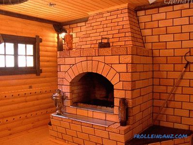 Brick stove for a bath with his own hands