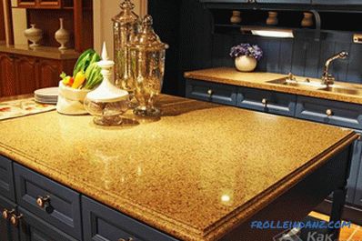 How to choose a countertop for the kitchen