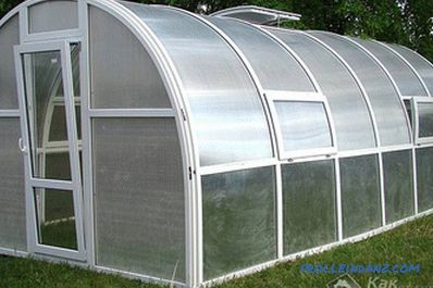 Greenhouse do-it-yourself + photos, drawings, video