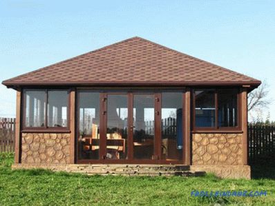 Closed gazebo do it yourself - construction technology gazebos (+ photos)