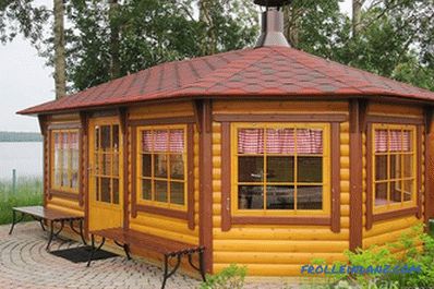 Closed gazebo do it yourself - construction technology gazebos (+ photos)