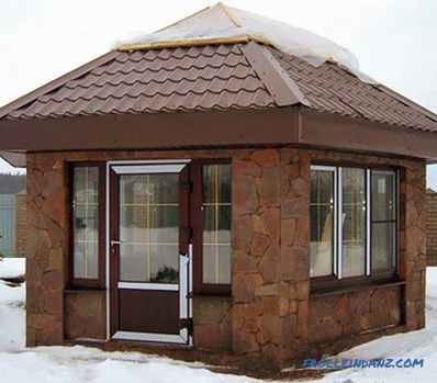 Closed gazebo do it yourself - construction technology gazebos (+ photos)