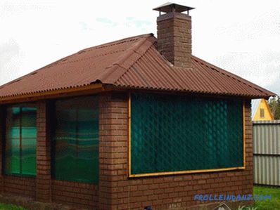 Closed gazebo do it yourself - construction technology gazebos (+ photos)