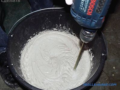 How to properly dilute the putty - types and characteristics of breeding